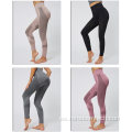 Moda nuevo estilo señoras cintura alta apretado deporte entrenamiento yoga pantalones fitness leggings para mujeres